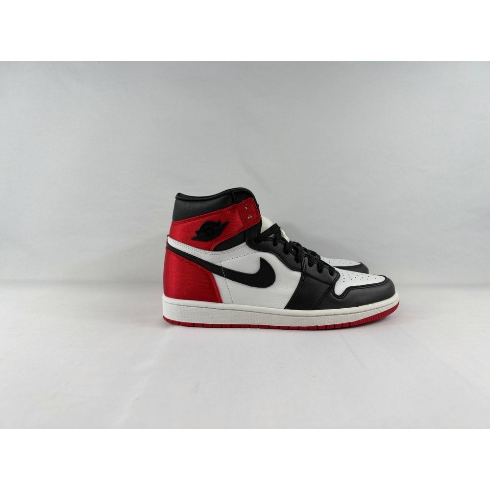Nike Air Jordan 1 Retro High 'Satin Black Toe' Women's CD0461-016 Size 12